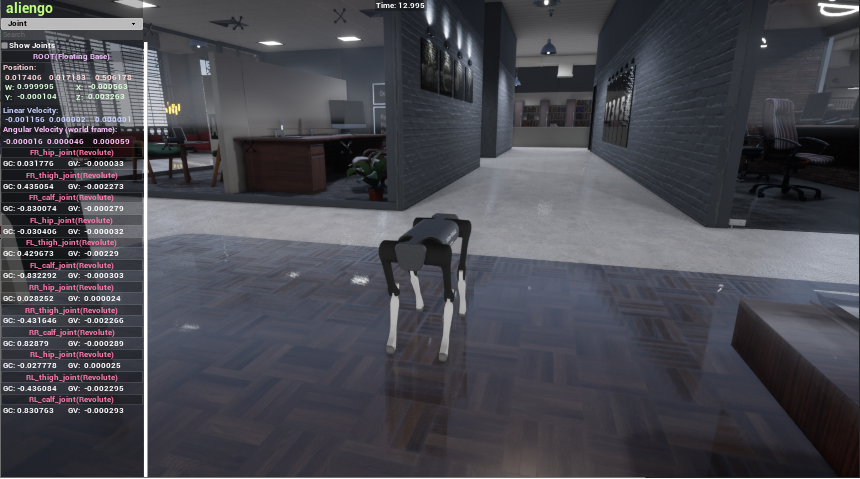 RaiSim demo (office1.cpp)